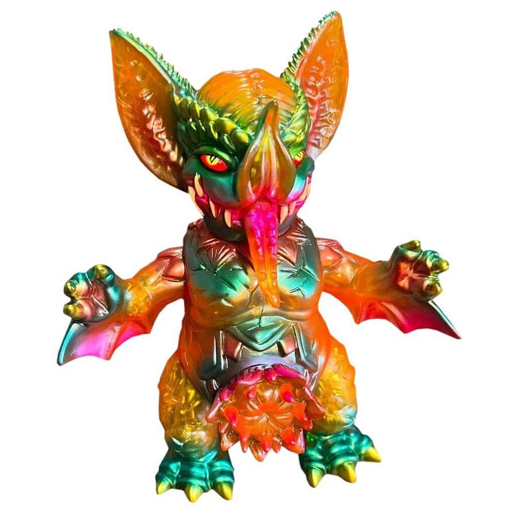 Mockbat Clear Orange Painted Versions by Paul Kaiju