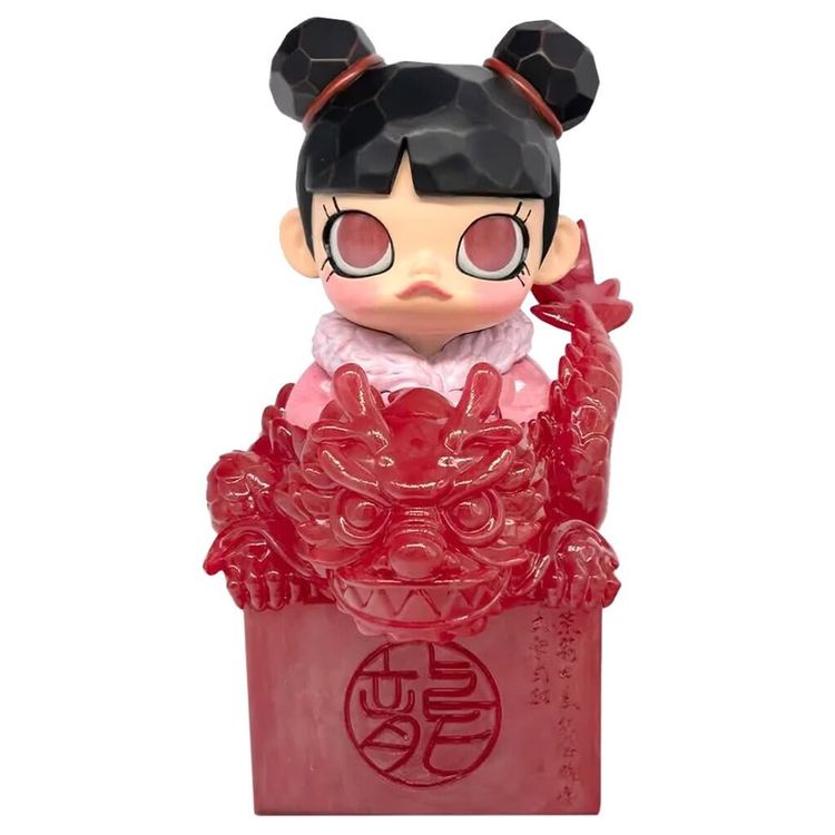 Molly 18th Anniversary Riding Dragon Seal Red by Kenny Wong