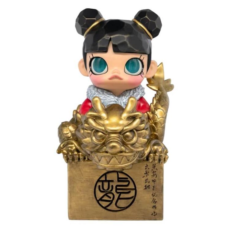 Molly 18th Anniversary Riding Dragon Square Seal by Kenny Wong