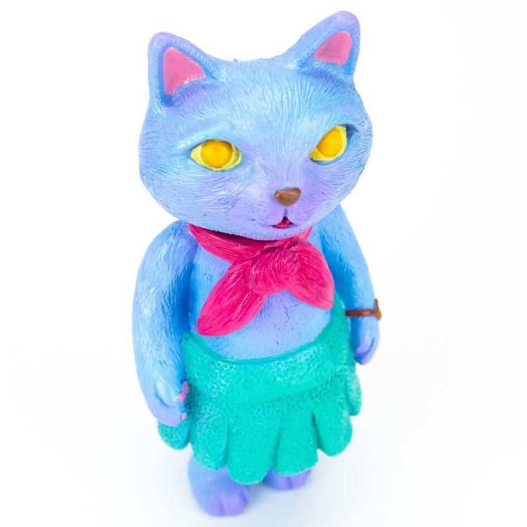 Mom Cat – Blue by Grumble Toy (Ainsley Sturko)