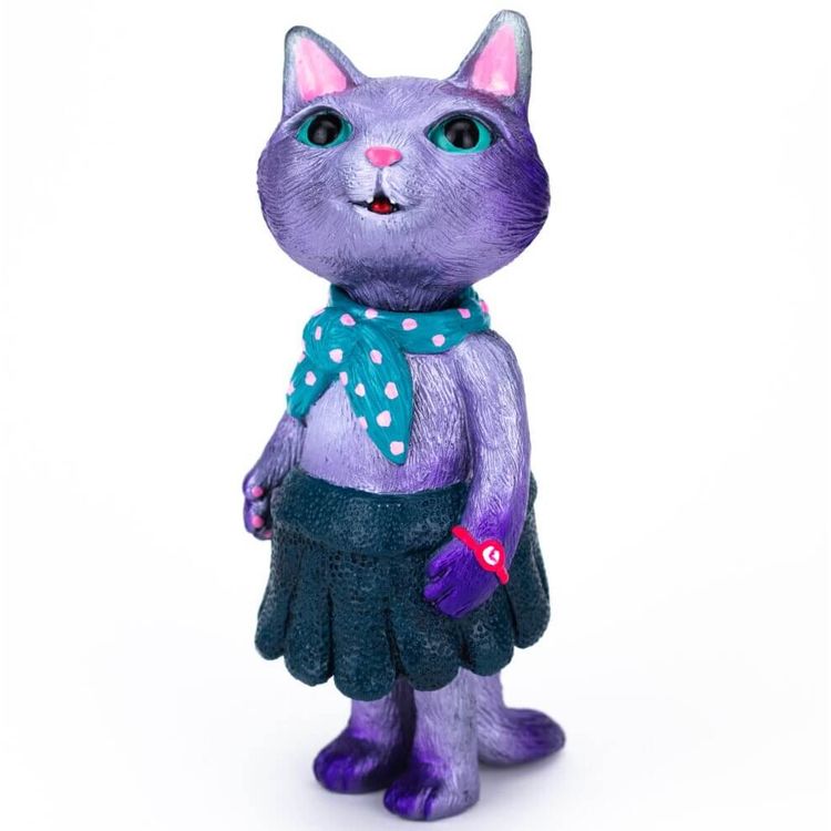 Mom Cat – Purple by Grumble Toy (Ainsley Sturko)
