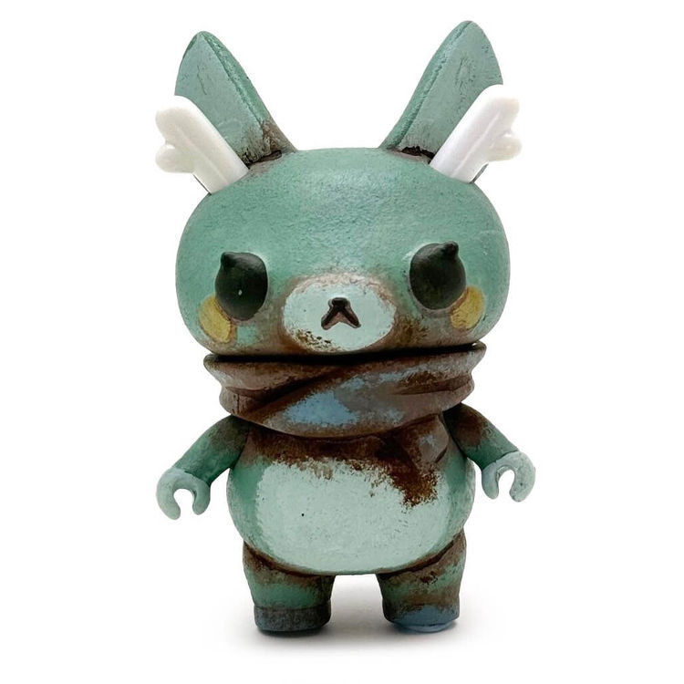 Momiji Hunter Deer Rust and Fire Green by Touma