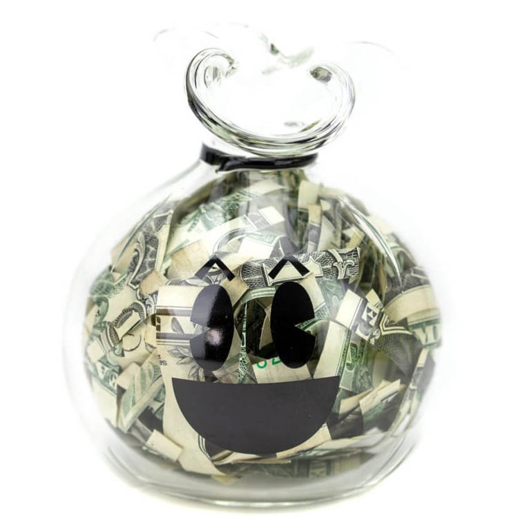 Money Bag Boys #5 by Just Another Glassblower (JAG)