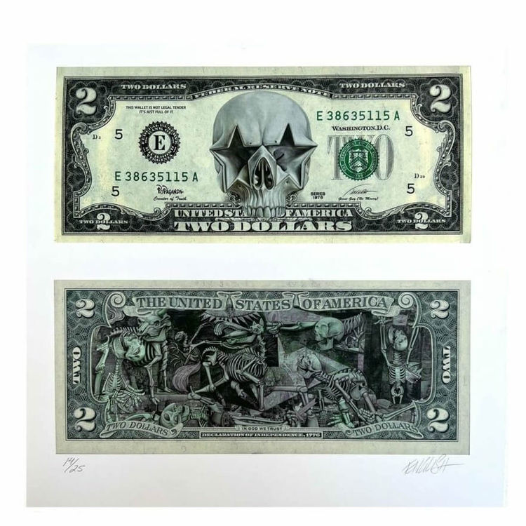 Money Print 1 by Ron English