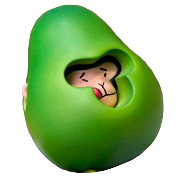 Monkey Fruit Avocado by Johnny Sheep