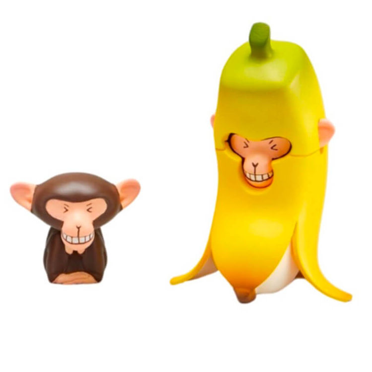 Monkey Fruit Banana by Johnny Sheep
