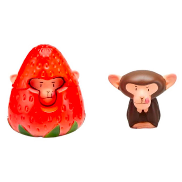Monkey Fruit Strawberry by Johnny Sheep