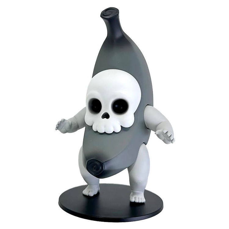 Monochrome Baby Skull Banana Baby by Hand Candy Toys