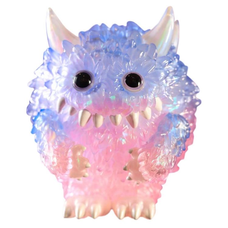 Purple Pink Clear GID Monster Fluffy by Instinctoy (Hiroto Ohkubo)