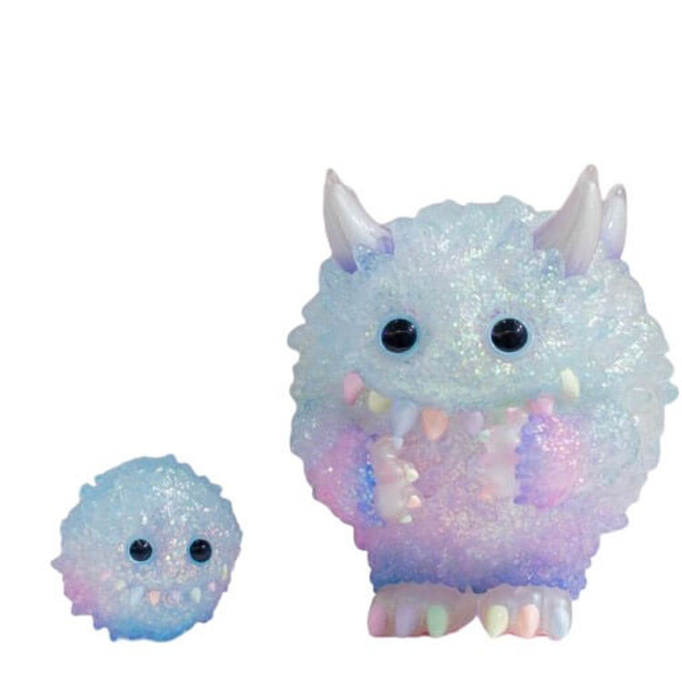 Monster Fluffy & Fluffy Set "Lavender Sky"  (Glitter GID) by Instinctoy (Hiroto Ohkubo)