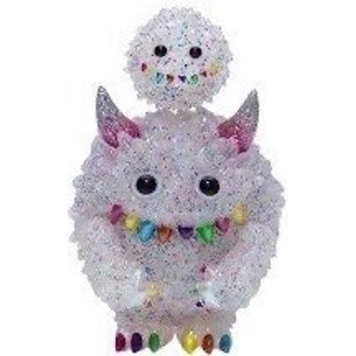 Monster Fluffy & Fluffy Set "Milky Sparkle G.I.D"