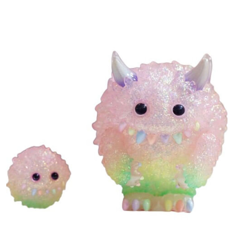 Monster Fluffy & Fluffy Set "Rose Green" (Glitter GID) by Instinctoy (Hiroto Ohkubo)