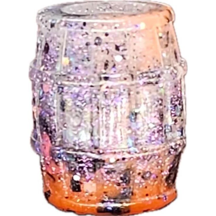 Monster Mash Gish Collab Barrel Bead by Glow Man Dan