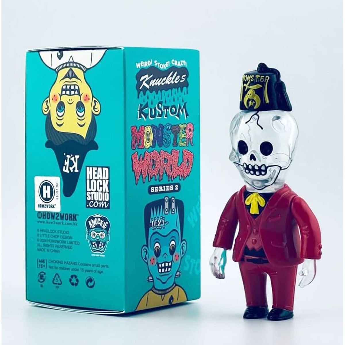 Monster World Bonehead Clear Mini