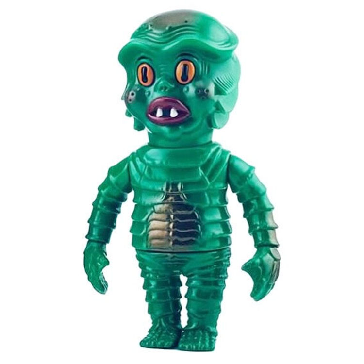 Monster World Kid Creature Green Mini by Knuckle (Little Chop Design)