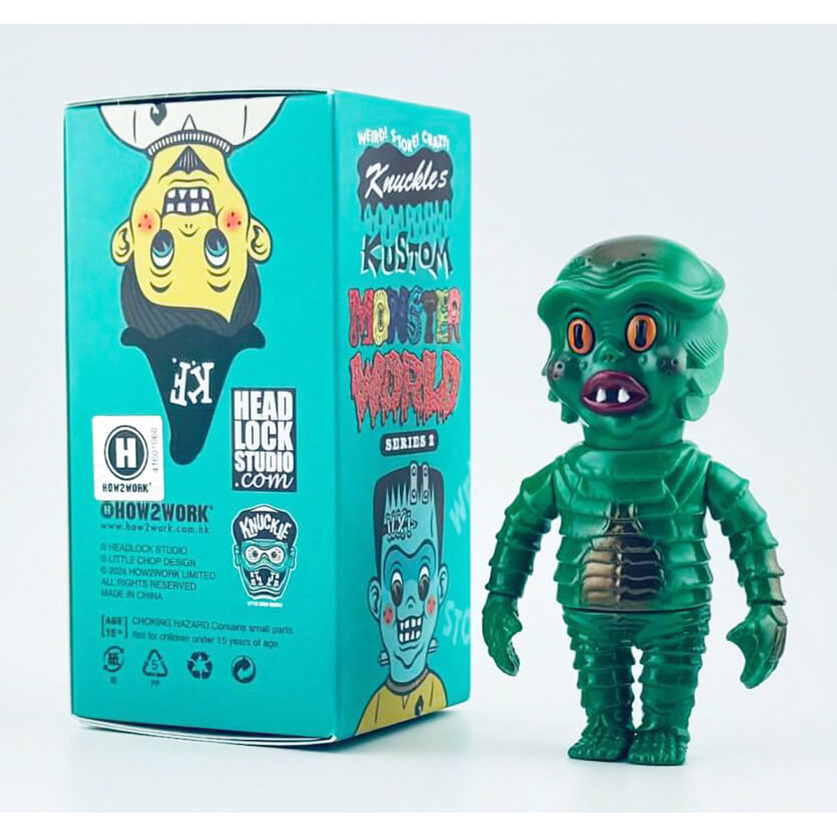 Monster World Kid Creature Green Mini