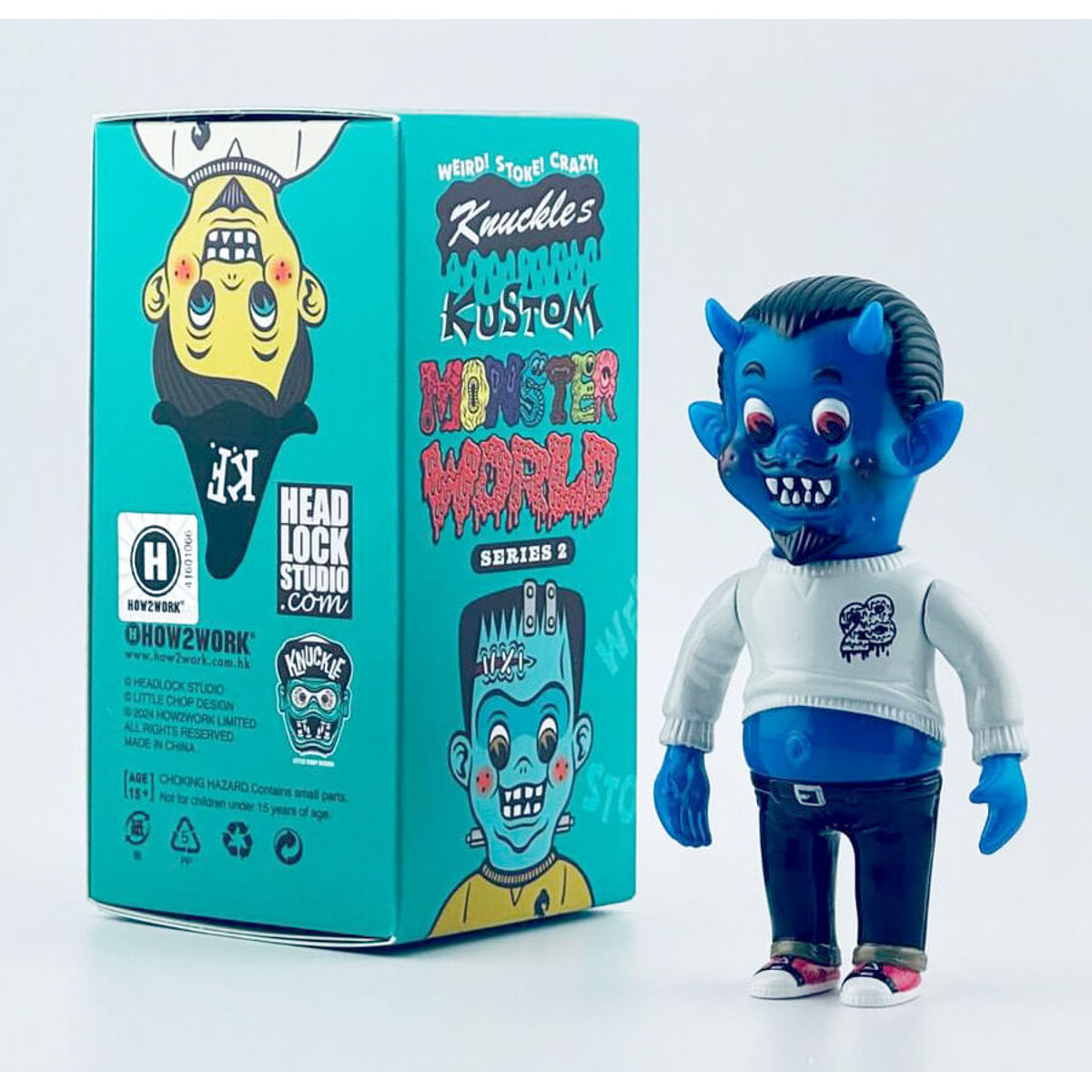 Monster World Lil Diablo Blue Mini