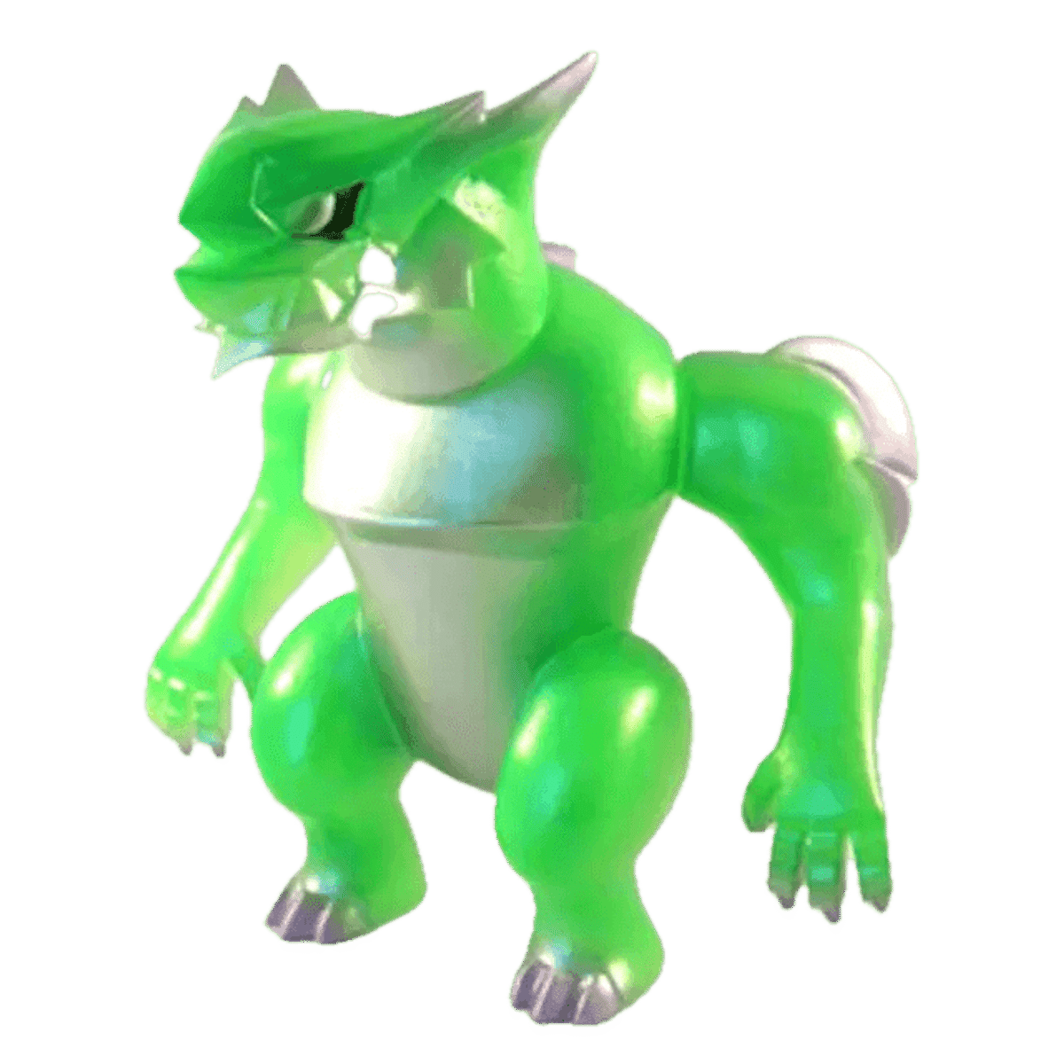 Monster ZABAAAAAN (The Boo § § § § fans) custom - Green Umeda (fin part silver paint)