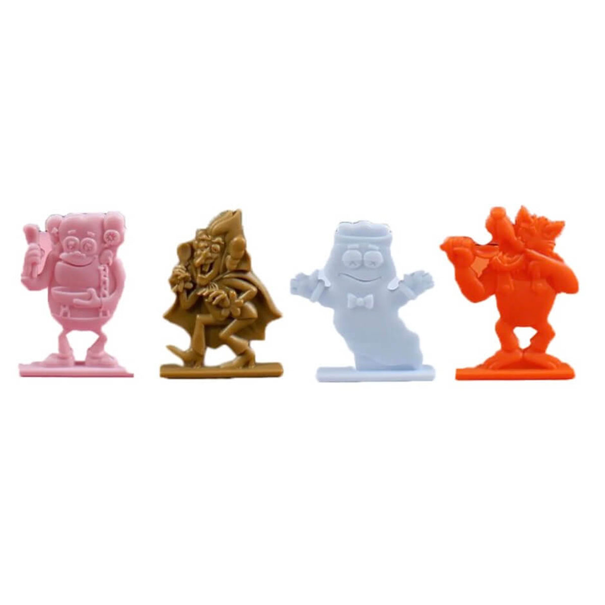 Monsters Breakfast Cereal: Frankenberry, Count Chocula, Boo Berry, Fruit Brute (Set of 4)