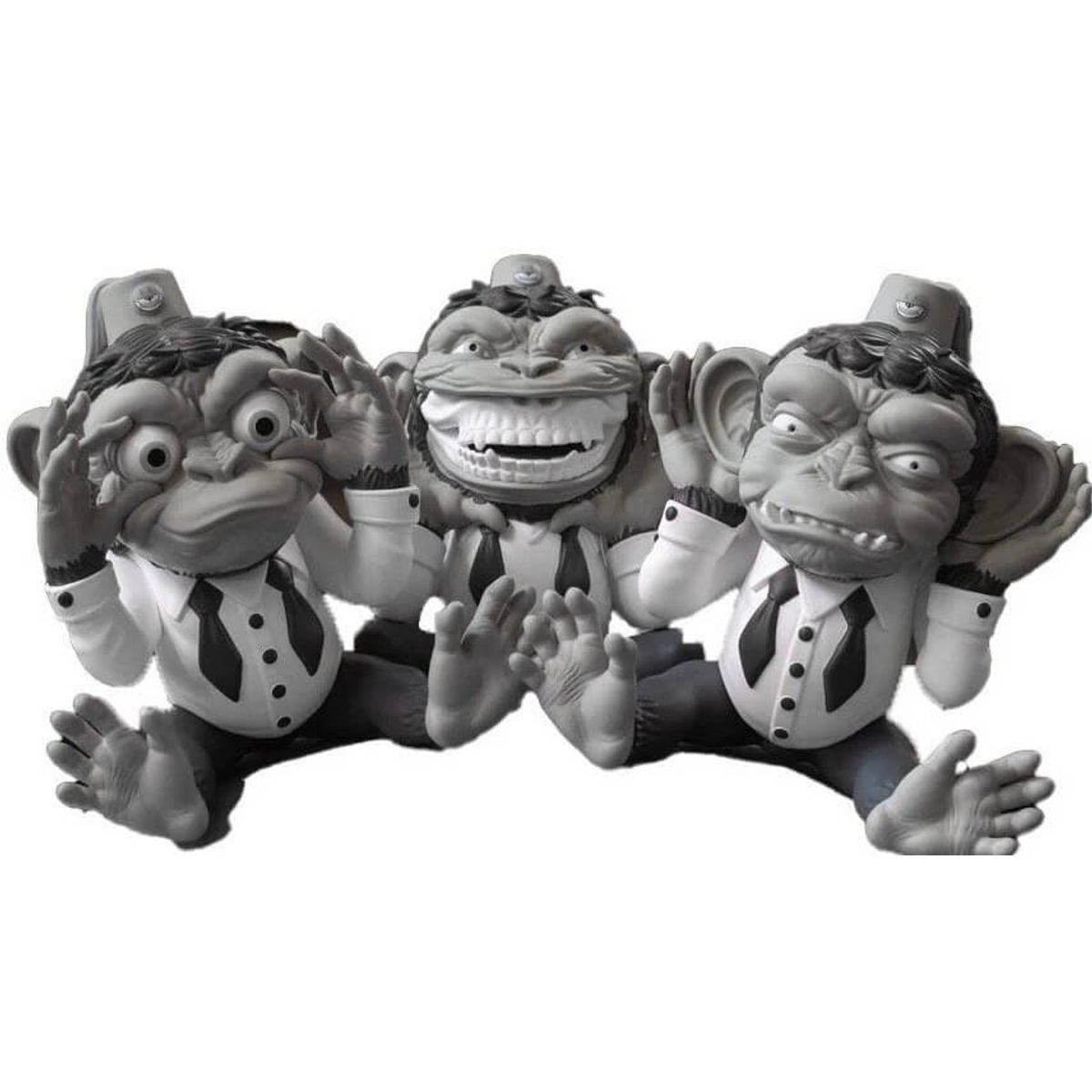 More Evil Monkeys (Mono Colorway)