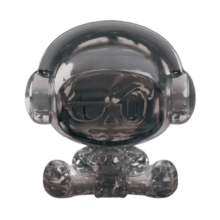 Mr.Bone Baby Bone Black Transparent by D.A.T. Studio