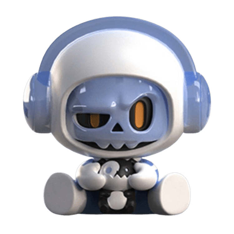 Mr.Bone Baby Bone Snowfall by D.A.T. Studio