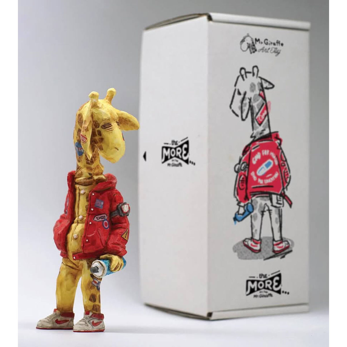 Mr.Giraffe Red Jacket Kineda