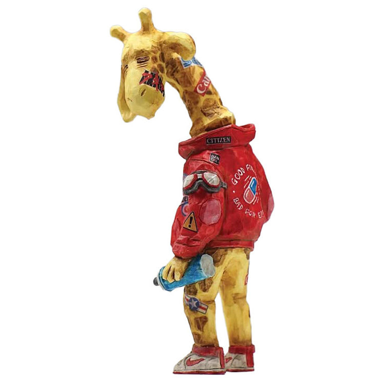 Mr.Giraffe Red Jacket Kineda by Mr. Giraffe