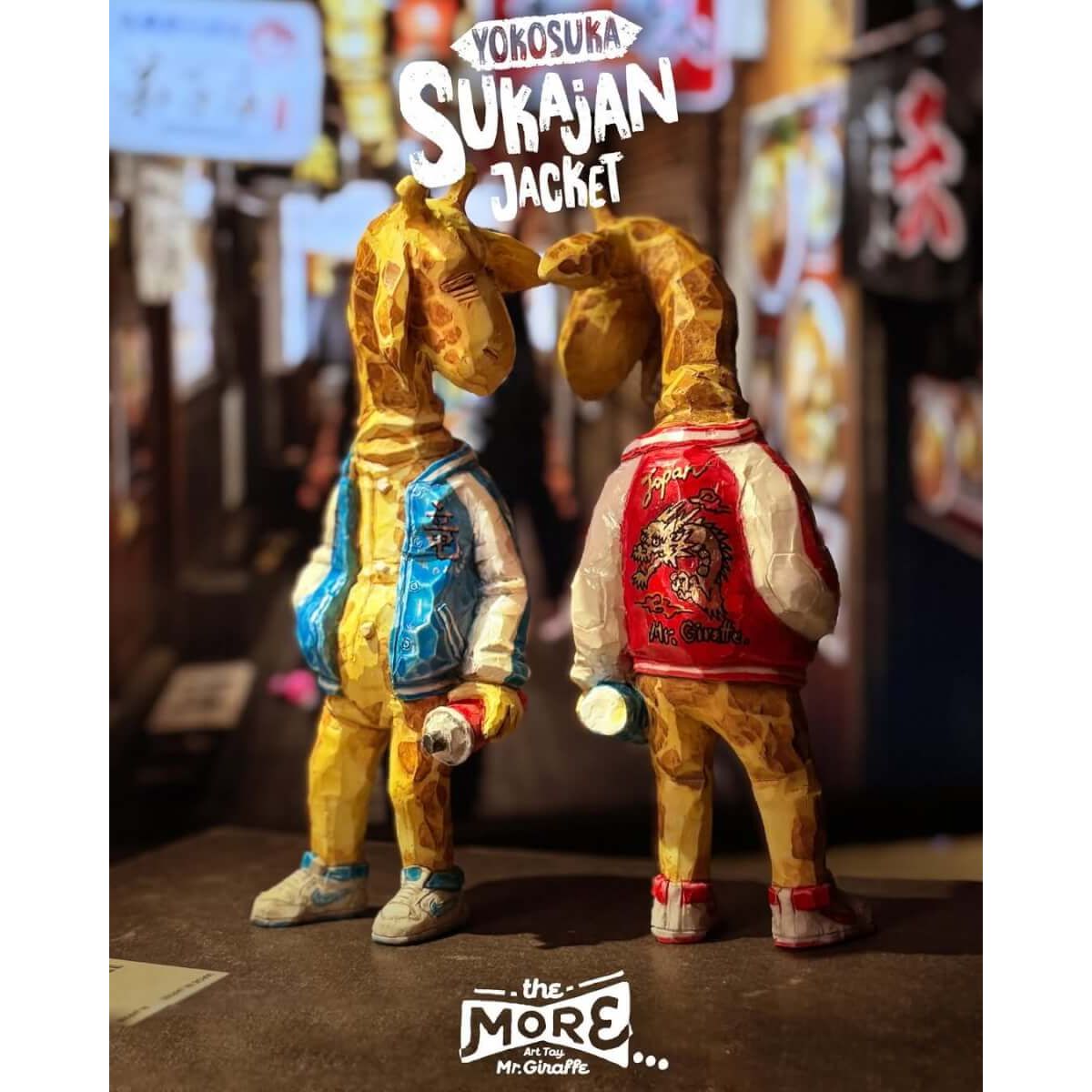 Mr.Giraffe Sukajan Jacket Blue Night