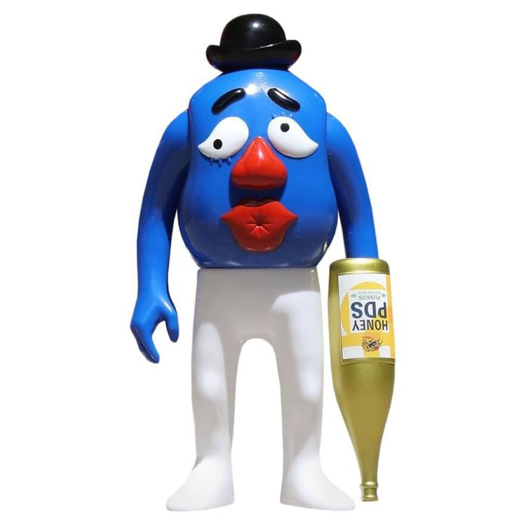 Mr. Belly D Blue White by Josh Wang