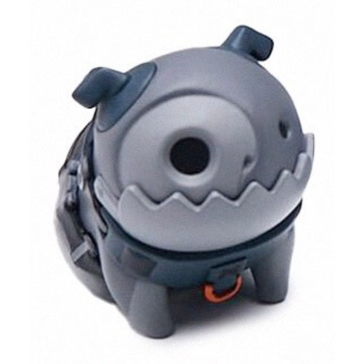 Mr. Bone Camping Dog (Gray) by D.A.T. Studio