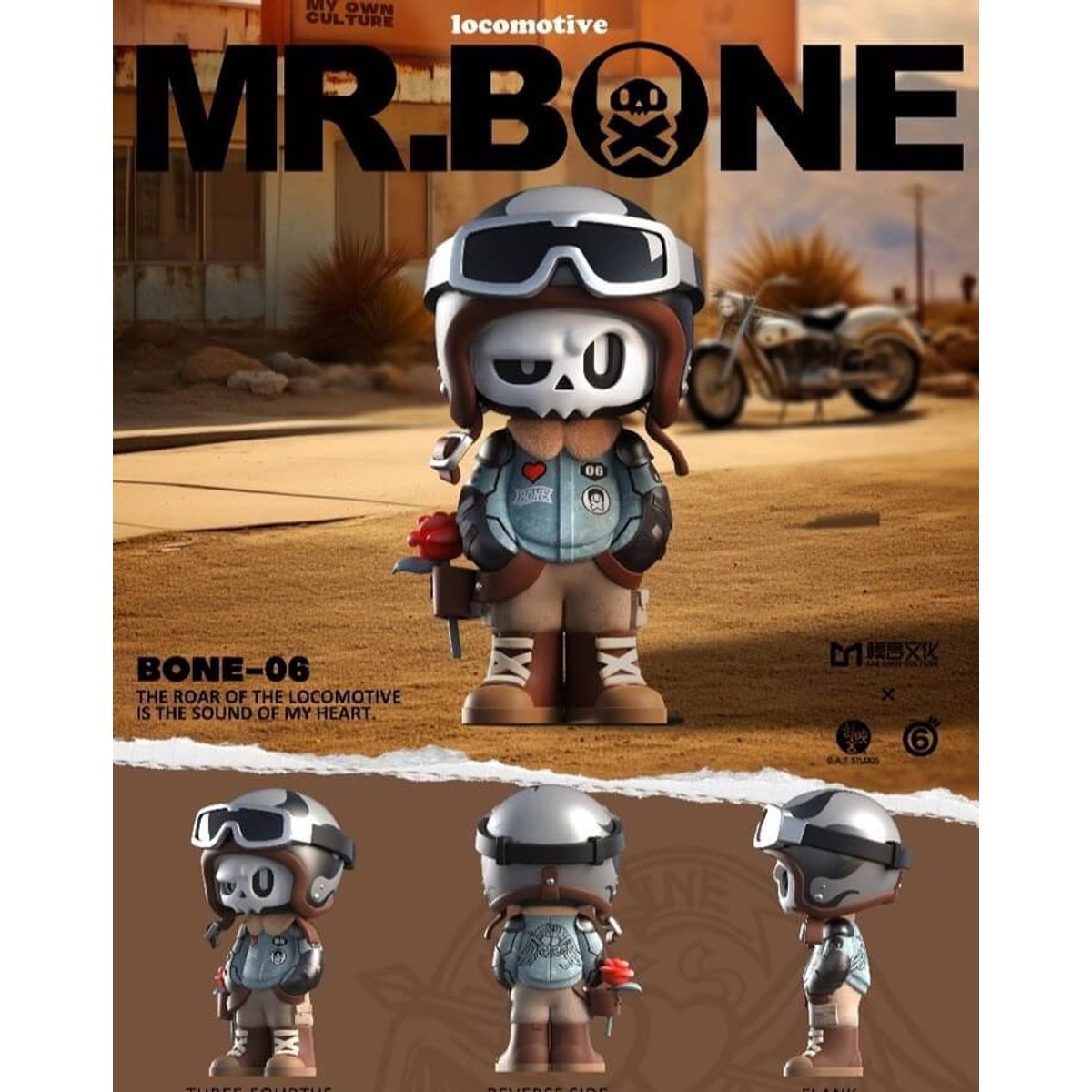 Mr. Bone Locomotive Valentines 2024 Set