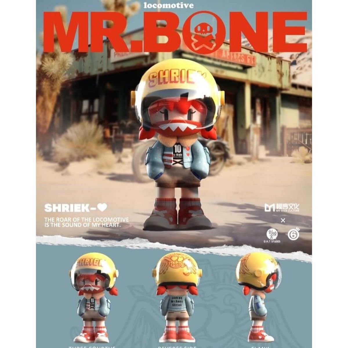 Mr. Bone Locomotive Valentines 2024 Set