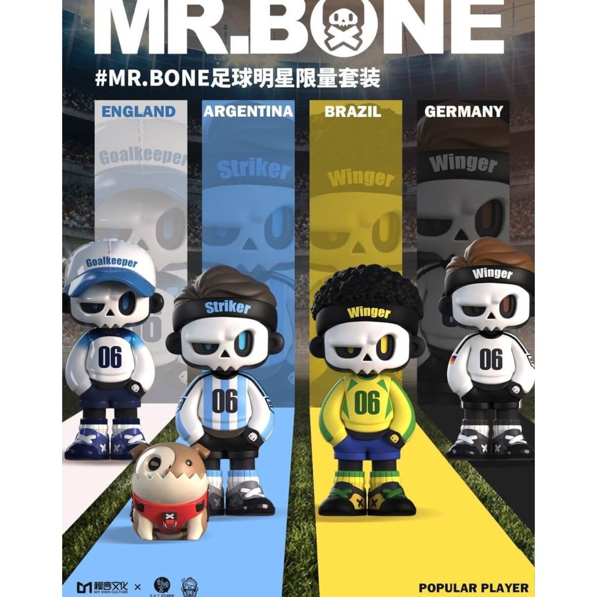 Mr. Bone Soccer Star Set