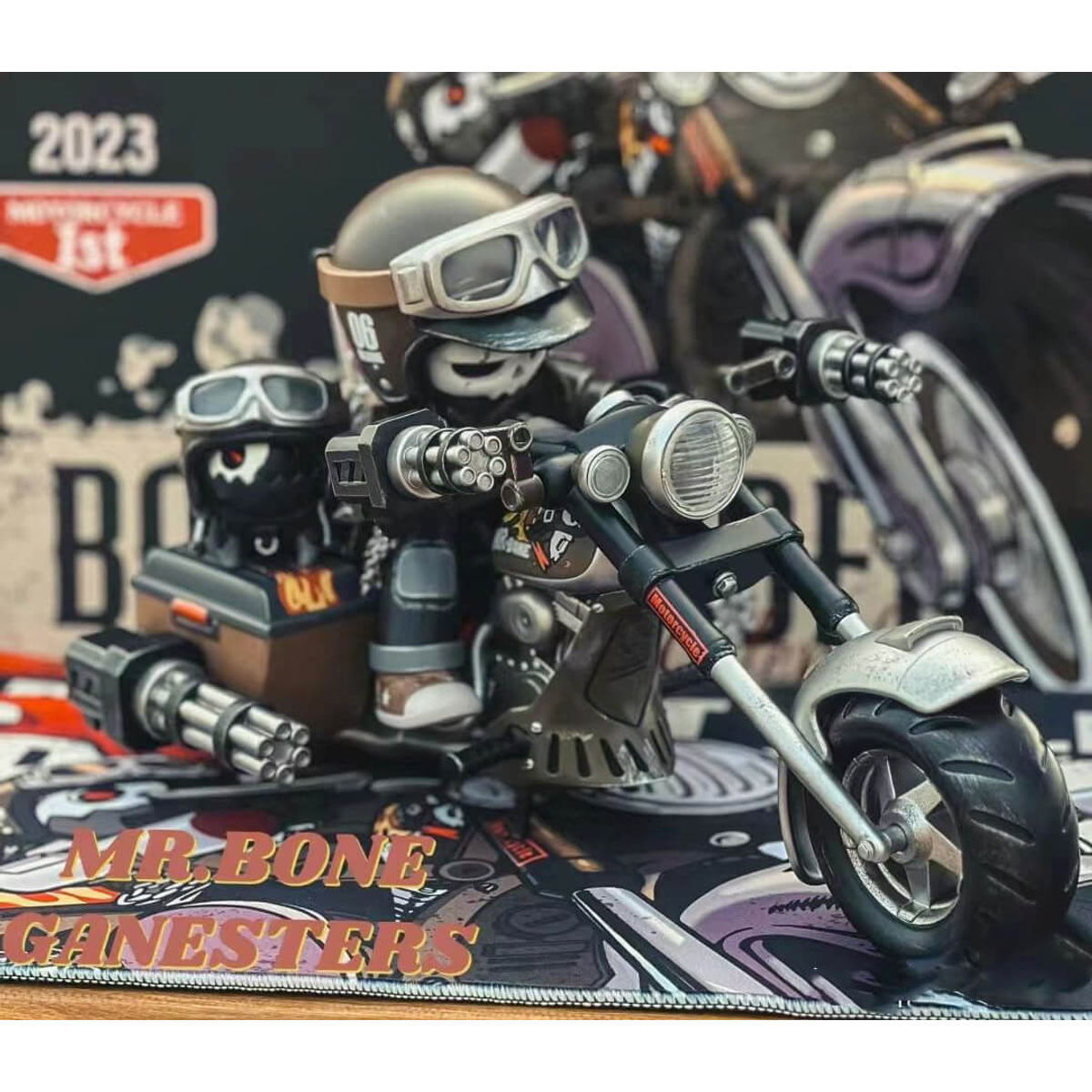 Mr. Bone Speedy Motorcyclist
