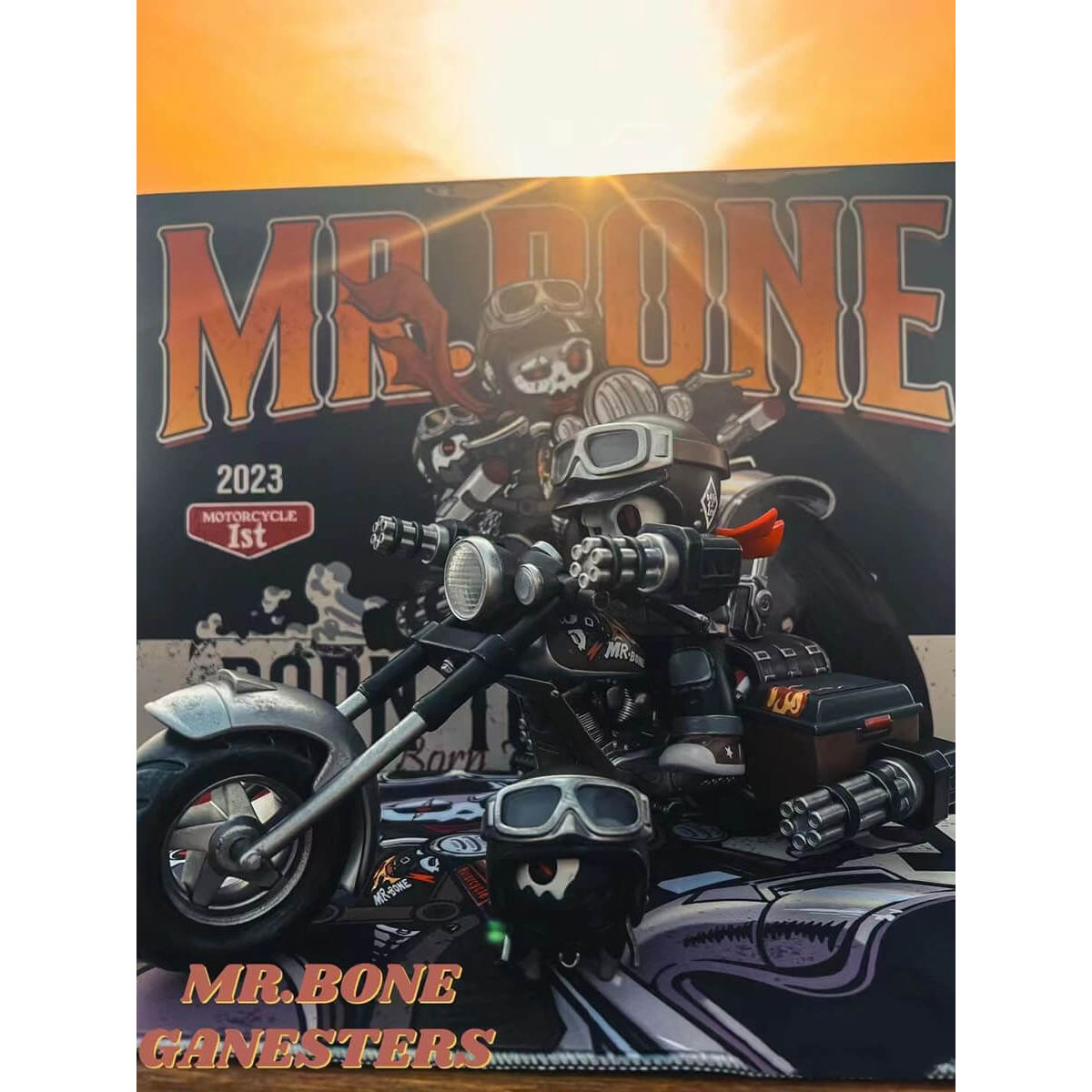 Mr. Bone Speedy Motorcyclist