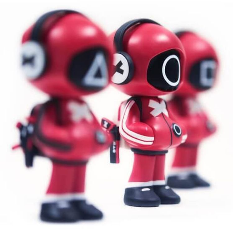 Mr. Bone Squid Game Guards by D.A.T. Studio
