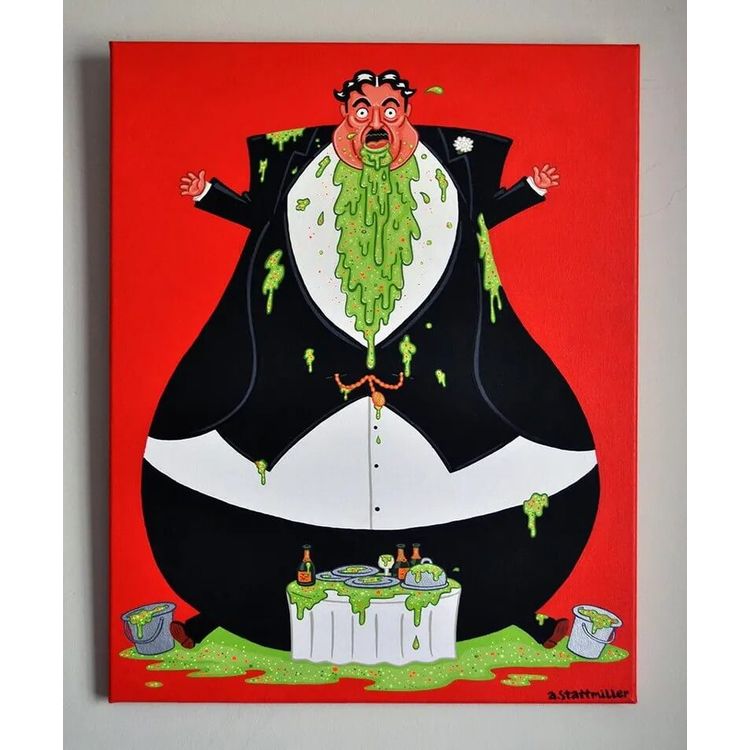 Mr. Creosote Painting by Andy Stattmiller