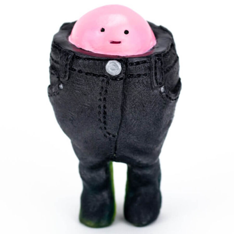 Mr. Pants – Black and Clear Green by Grumble Toy (Ainsley Sturko)