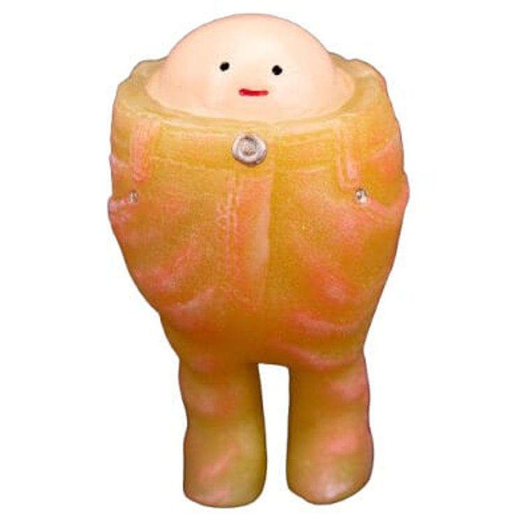 Mr. Pants Orange Glitter GID by Grumble Toy (Ainsley Sturko)