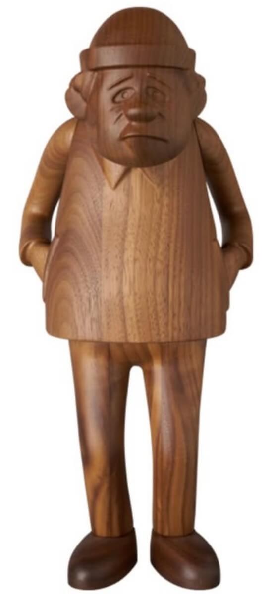 Mr. Stoop Wood created by Yusuke Hanai, Karimoku