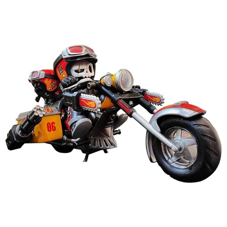 Mr Bone Motorcycle Born to Offend by D.A.T. Studio