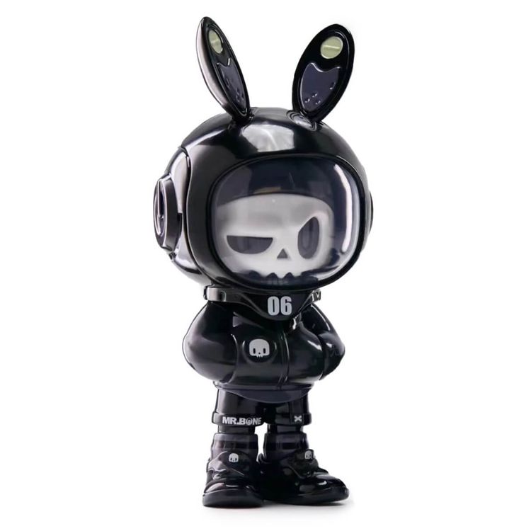 Mr Bone Rabbit Black by D.A.T. Studio