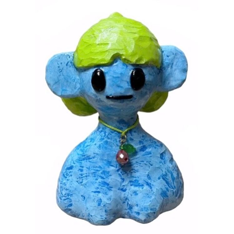 Muppy Bust Blue by Muppytoy