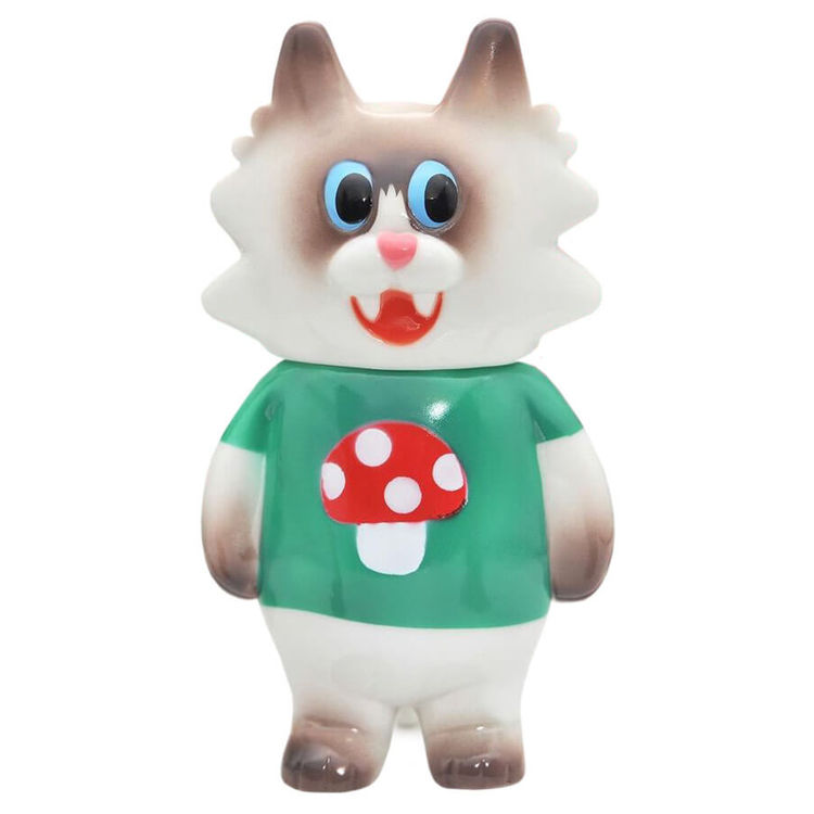 Mushroom Flat Cat by Club Babo
