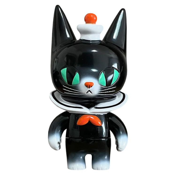 My Little Teo - Ron Black & White Cat by Kuroneko Design