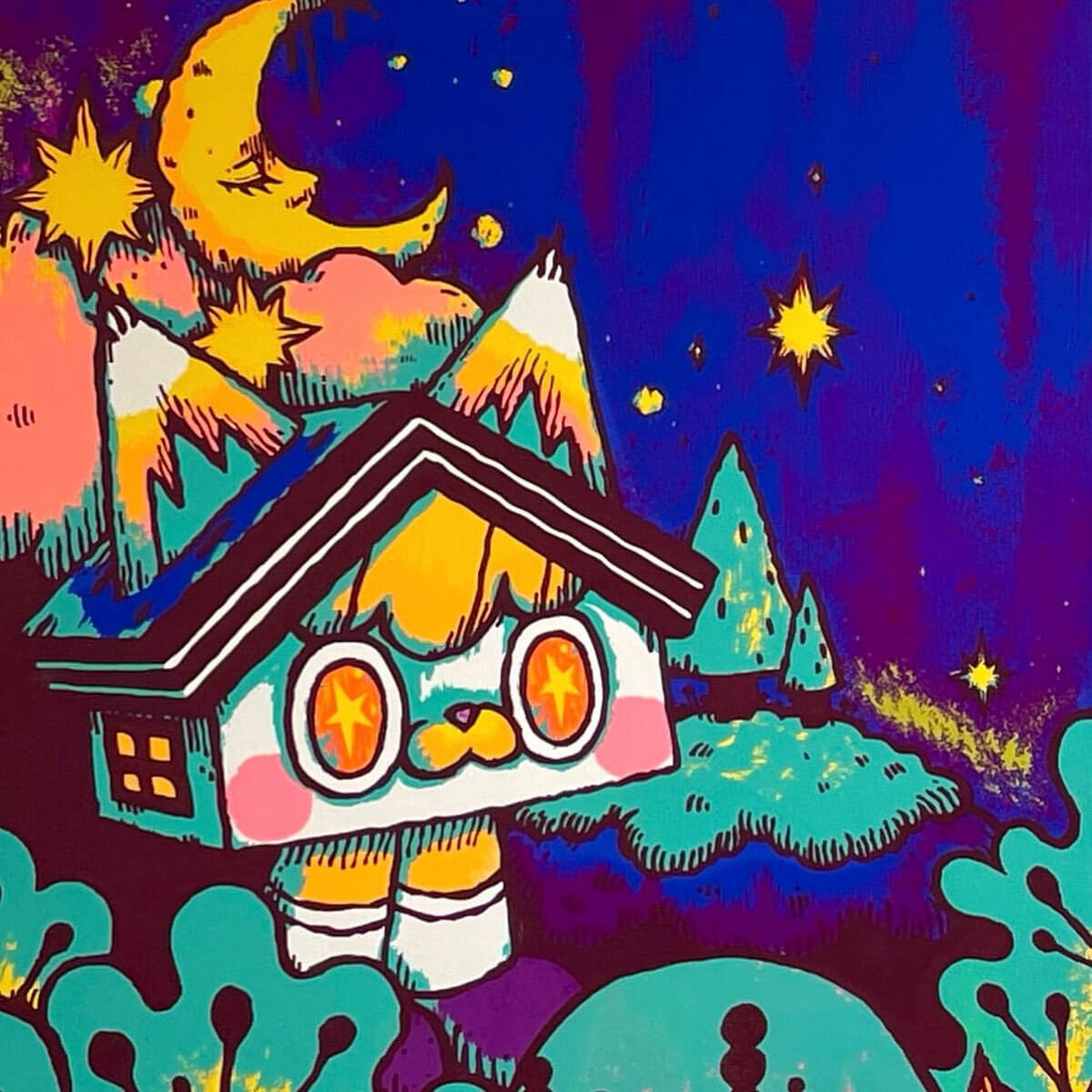 My Own Paradise Silk Screen Print I