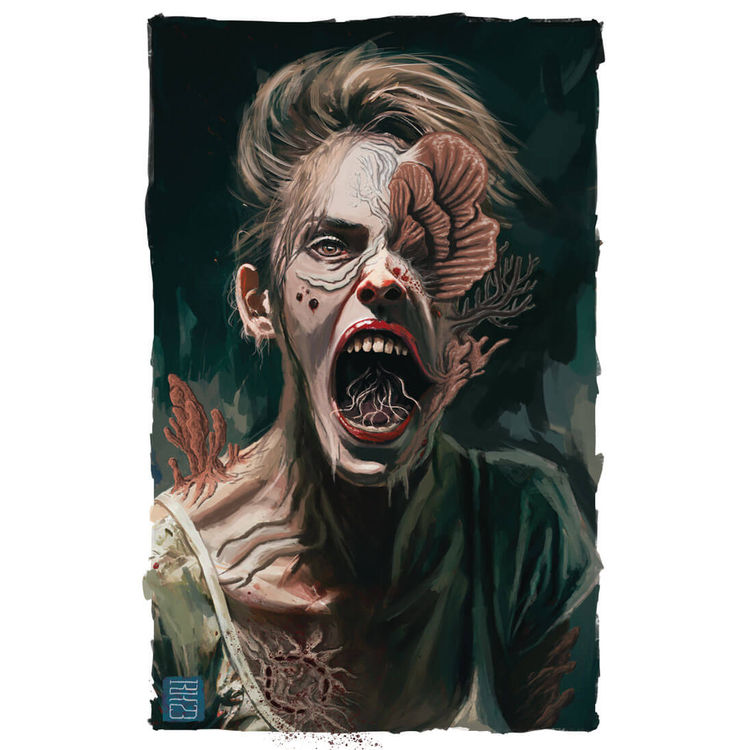 Mycological Horror 1 by Rick Kitagawa