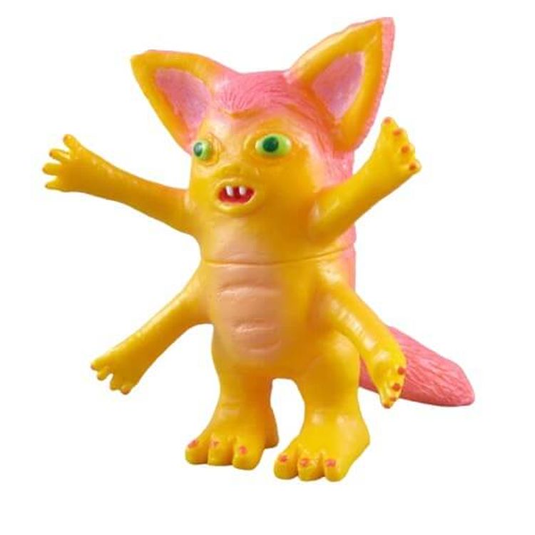 NEKOMIMI - YELLOW + PINK by Grumble Toy (Ainsley Sturko)
