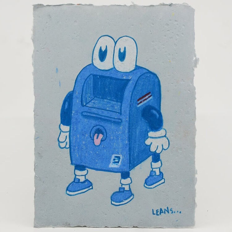 NYC Post Box by Leans (Sam Wilkinson)